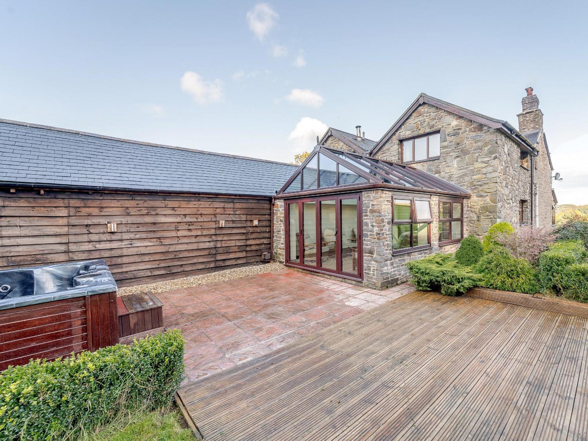 Rhiew Banc Villa Aberhafesp Екстериор снимка