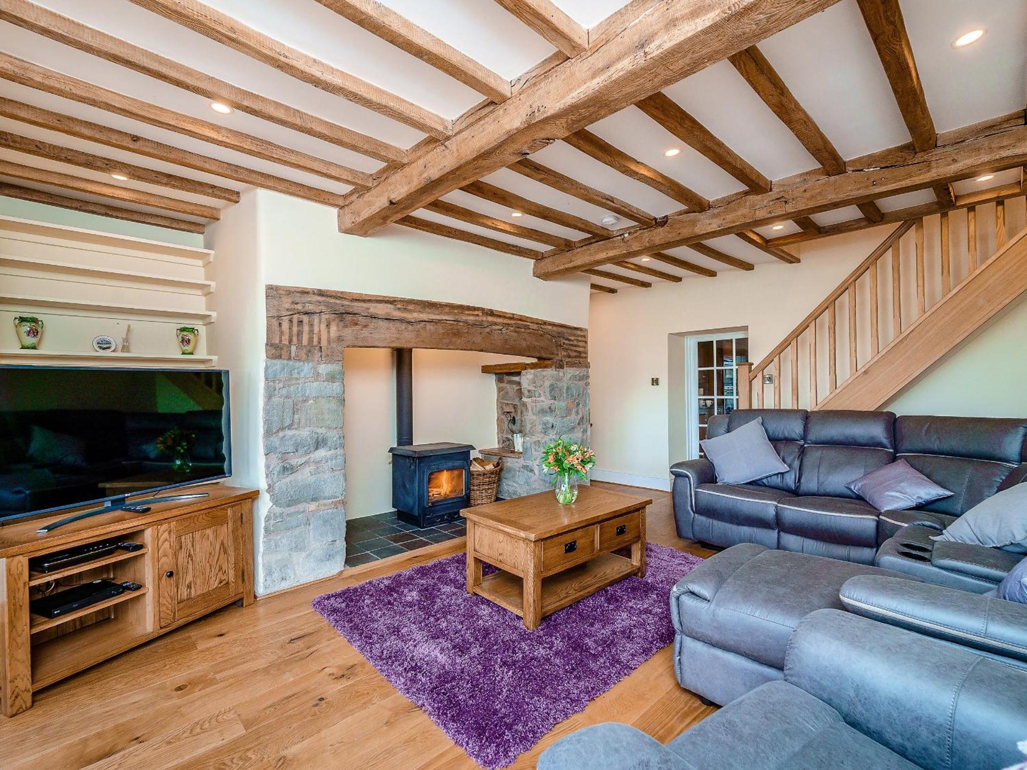 Rhiew Banc Villa Aberhafesp Екстериор снимка